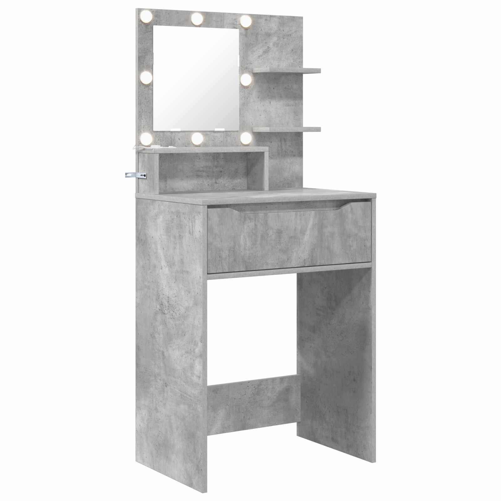 Toaletní Stolky Do Ložnice Betonově Šedá 80 X 39,6 X 135 Cm