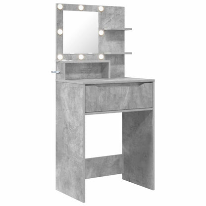 Toaletní Stolky Do Ložnice Betonově Šedá 80 X 39,6 X 135 Cm