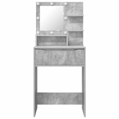 Toaletní Stolky Do Ložnice Betonově Šedá 80 X 39,6 X 135 Cm