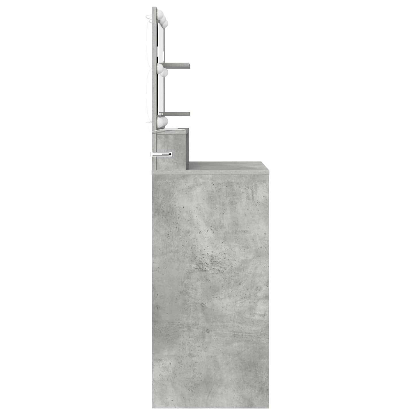 Toaletní Stolky Do Ložnice Betonově Šedá 80 X 39,6 X 135 Cm