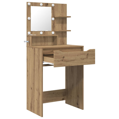 Toaletní Stolky Do Ložnice Artisanový Dub 80 X 39,6 X 135 Cm