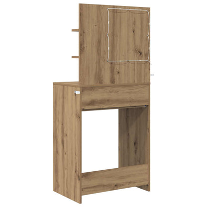 Toaletní Stolky Do Ložnice Artisanový Dub 80 X 39,6 X 135 Cm