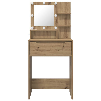 Toaletní Stolky Do Ložnice Artisanový Dub 80 X 39,6 X 135 Cm