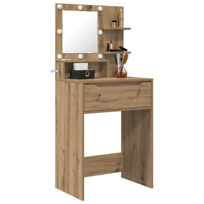 Toaletní Stolky Do Ložnice Artisanový Dub 80 X 39,6 X 135 Cm