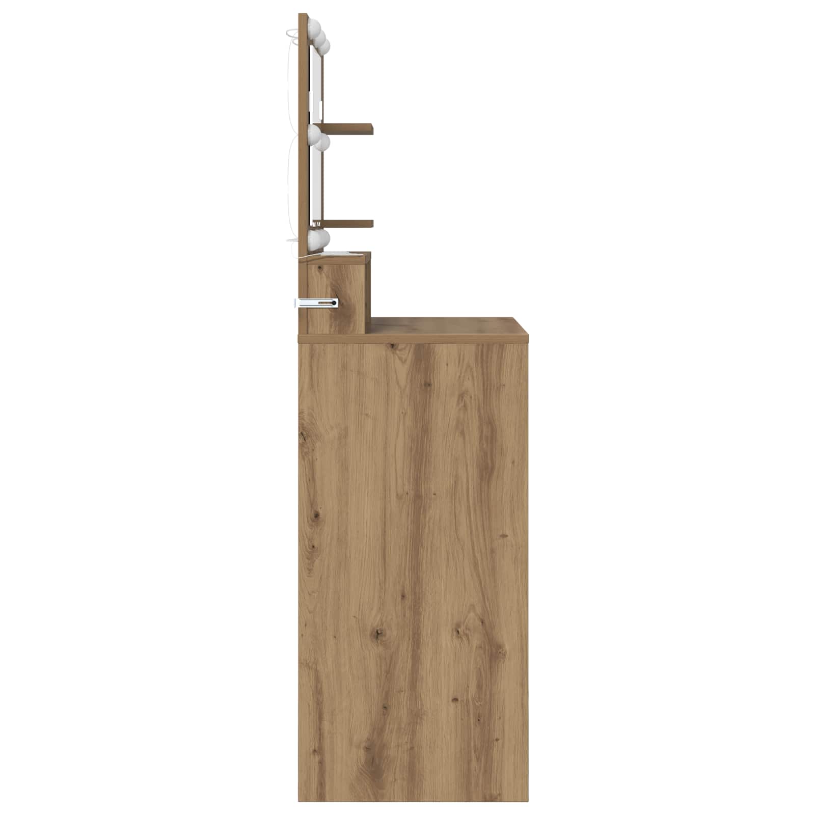 Toaletní Stolky Do Ložnice Artisanový Dub 80 X 39,6 X 135 Cm