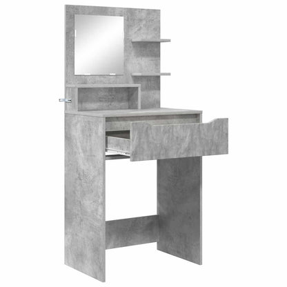 Toaletní Stolky Do Ložnice Betonově Šedá 80 X 39,6 X 135 Cm