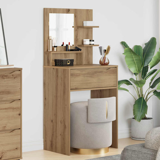 Toaletní Stolky Do Ložnice Artisanový Dub 80 X 39,6 X 135 Cm