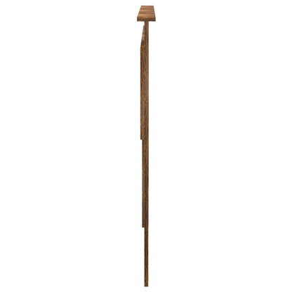 Čelo Postele Kouřový Dub Kompozitní Dřevo