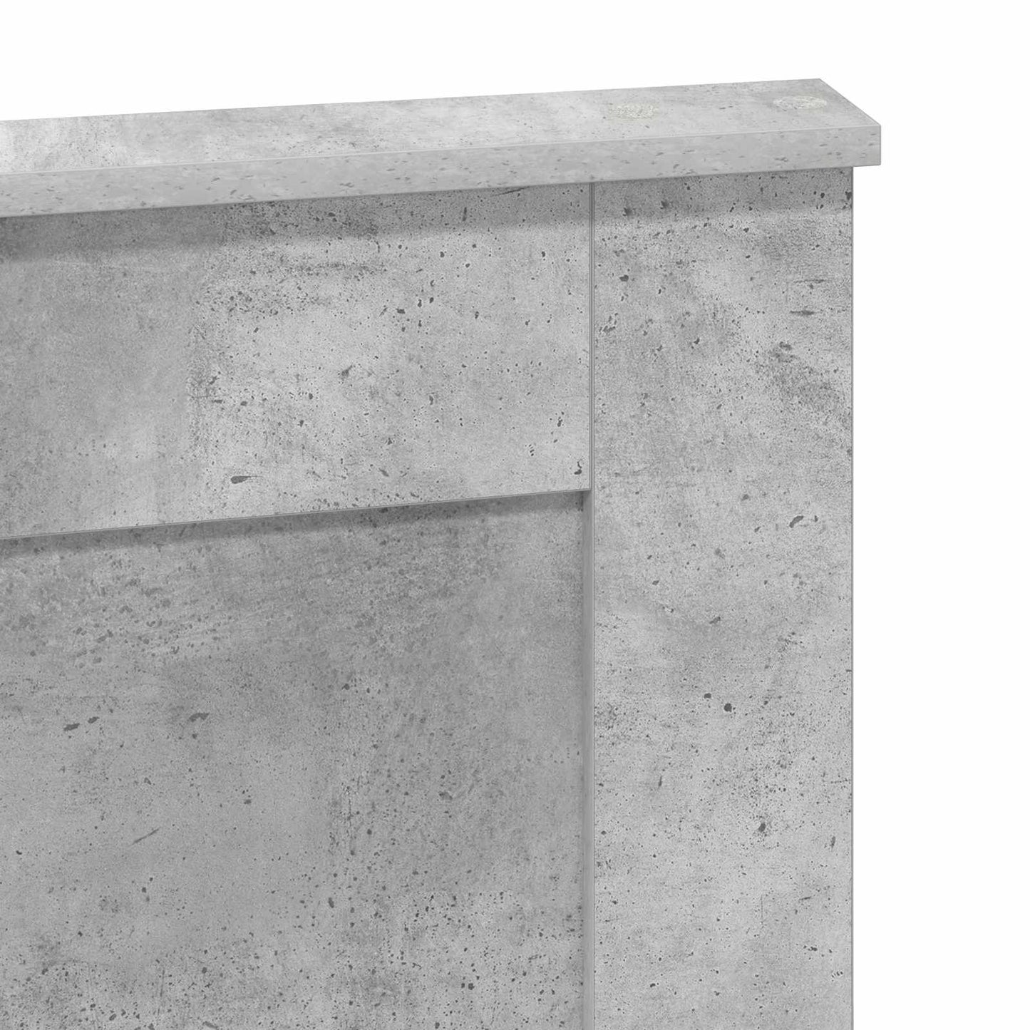Čelo Postele Betonově Šedá Kompozitní Dřevo