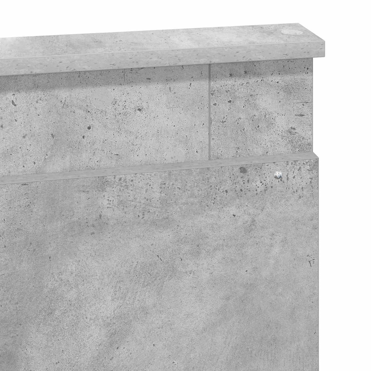 Čelo Postele Betonově Šedá Kompozitní Dřevo