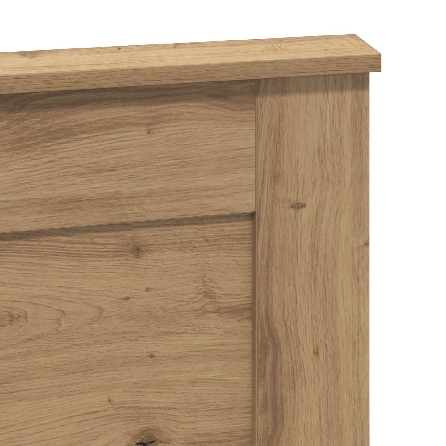 Čelo Postele Artisanový Dub Kompozitní Dřevo