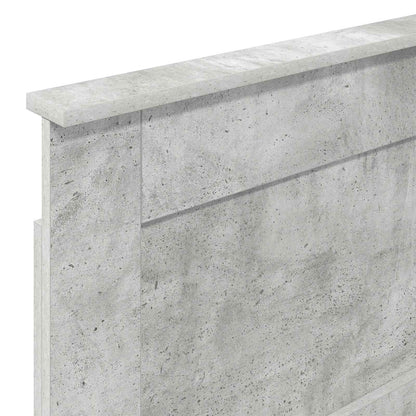 Čelo Postele Betonově Šedá Kompozitní Dřevo