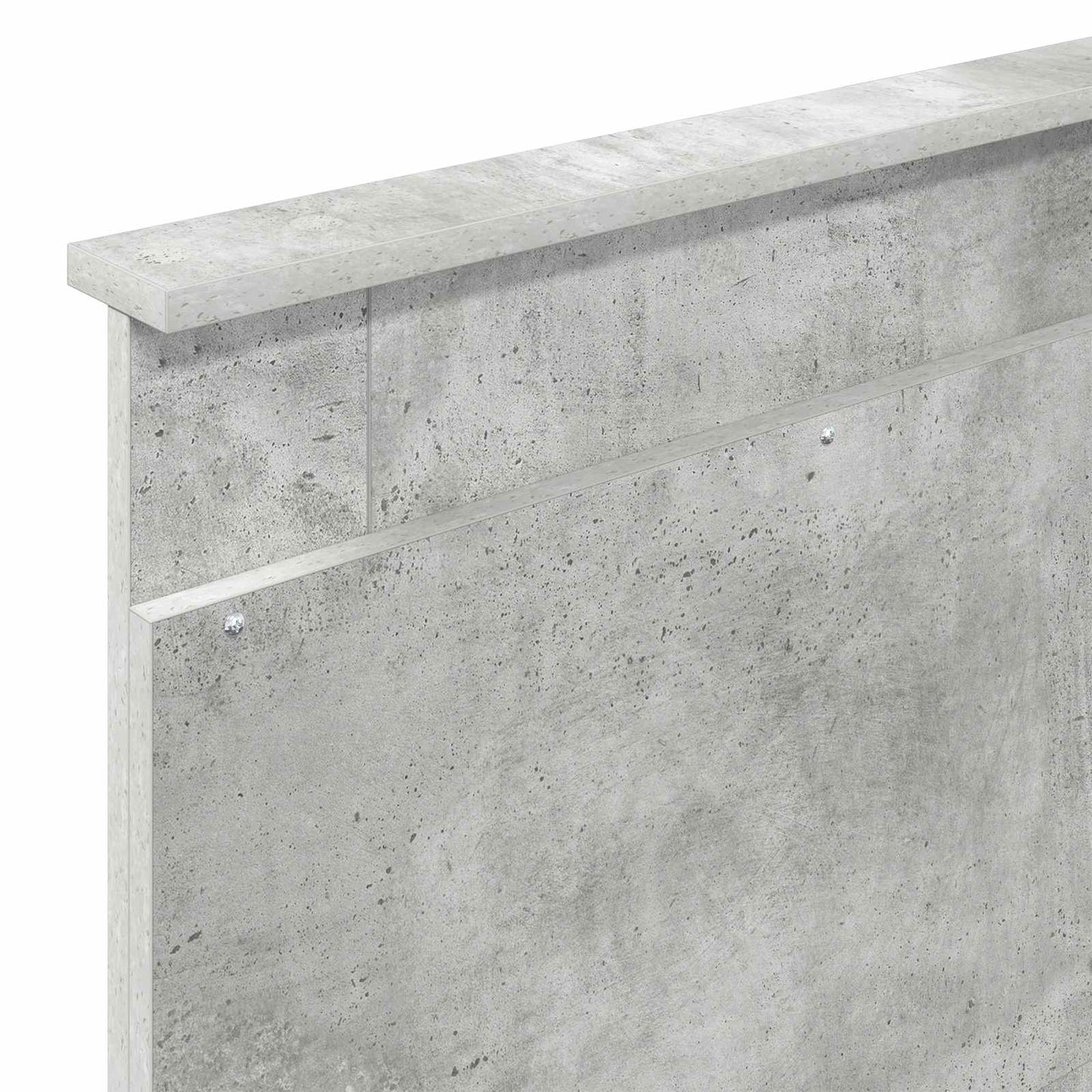 Čelo Postele Betonově Šedá Kompozitní Dřevo