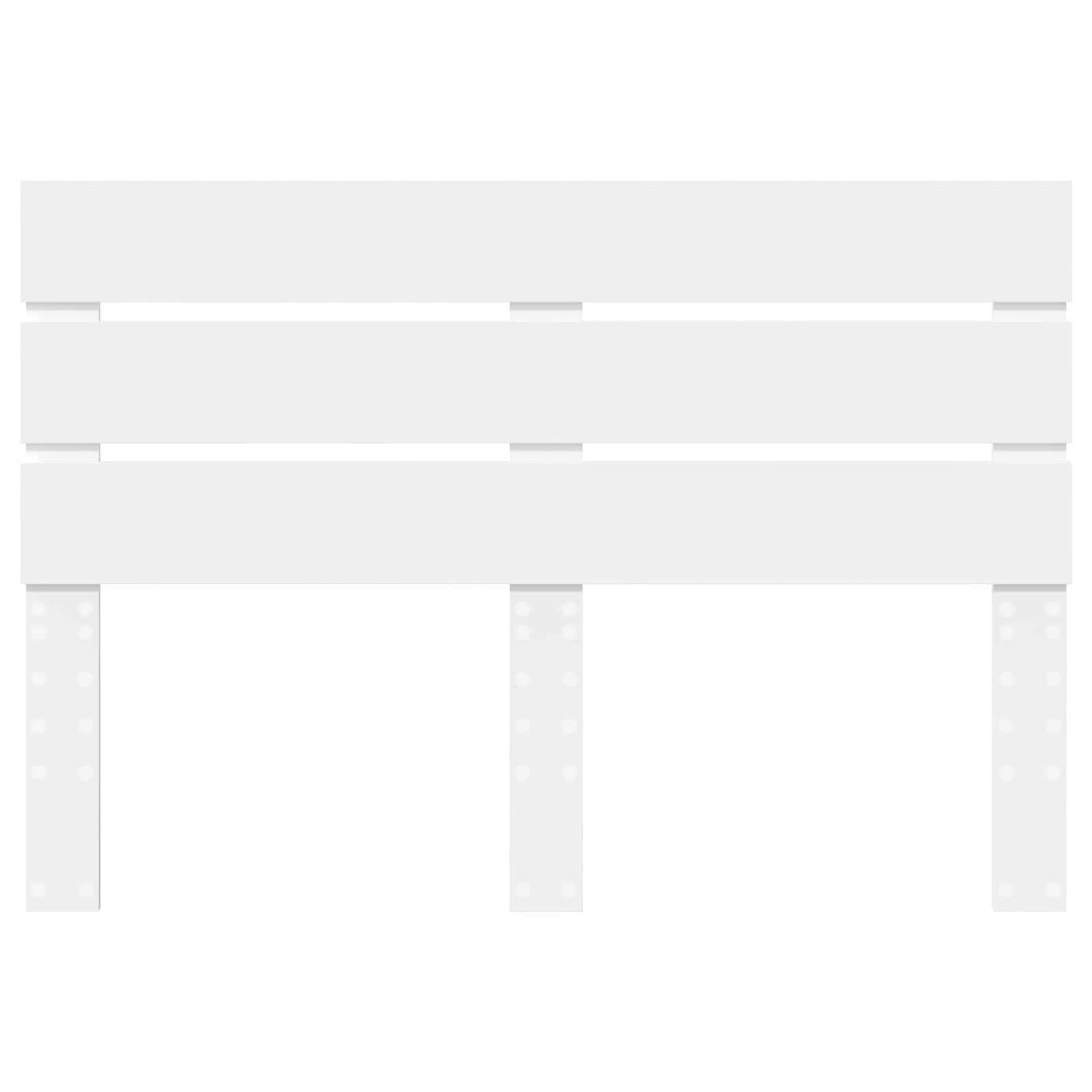 Čelo Postele Bílá Kompozitní Dřevo