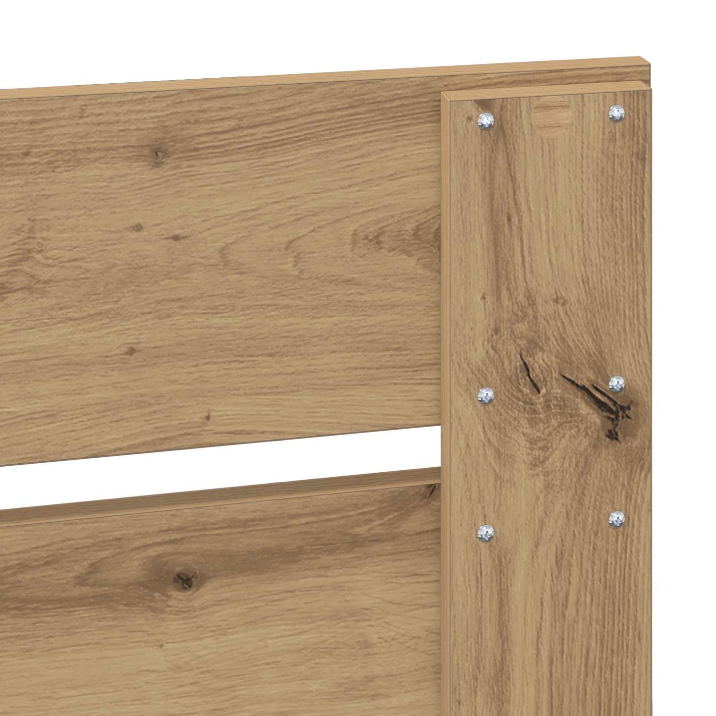 Čelo Postele Artisanový Dub Kompozitní Dřevo