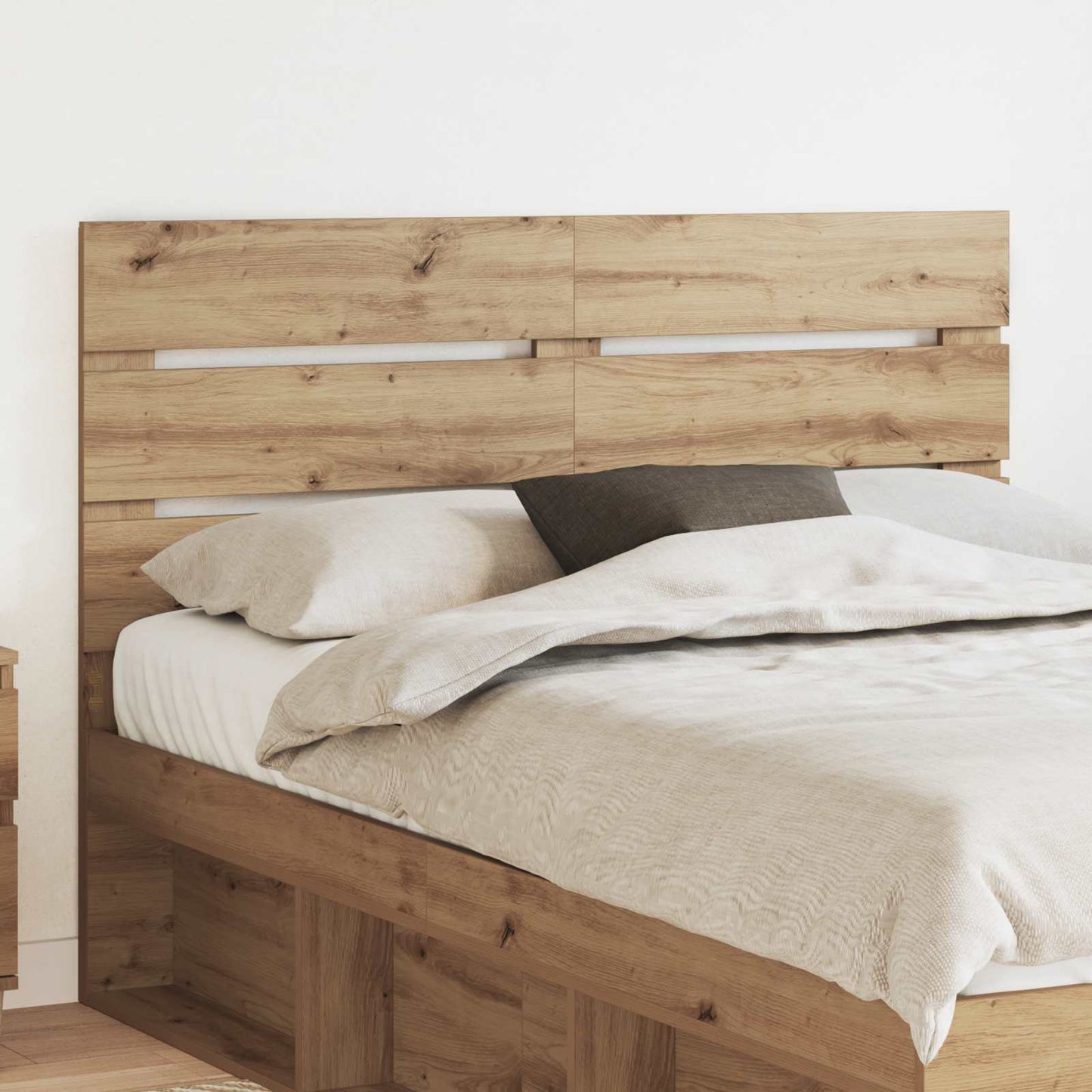 Čelo Postele Artisanový Dub Kompozitní Dřevo