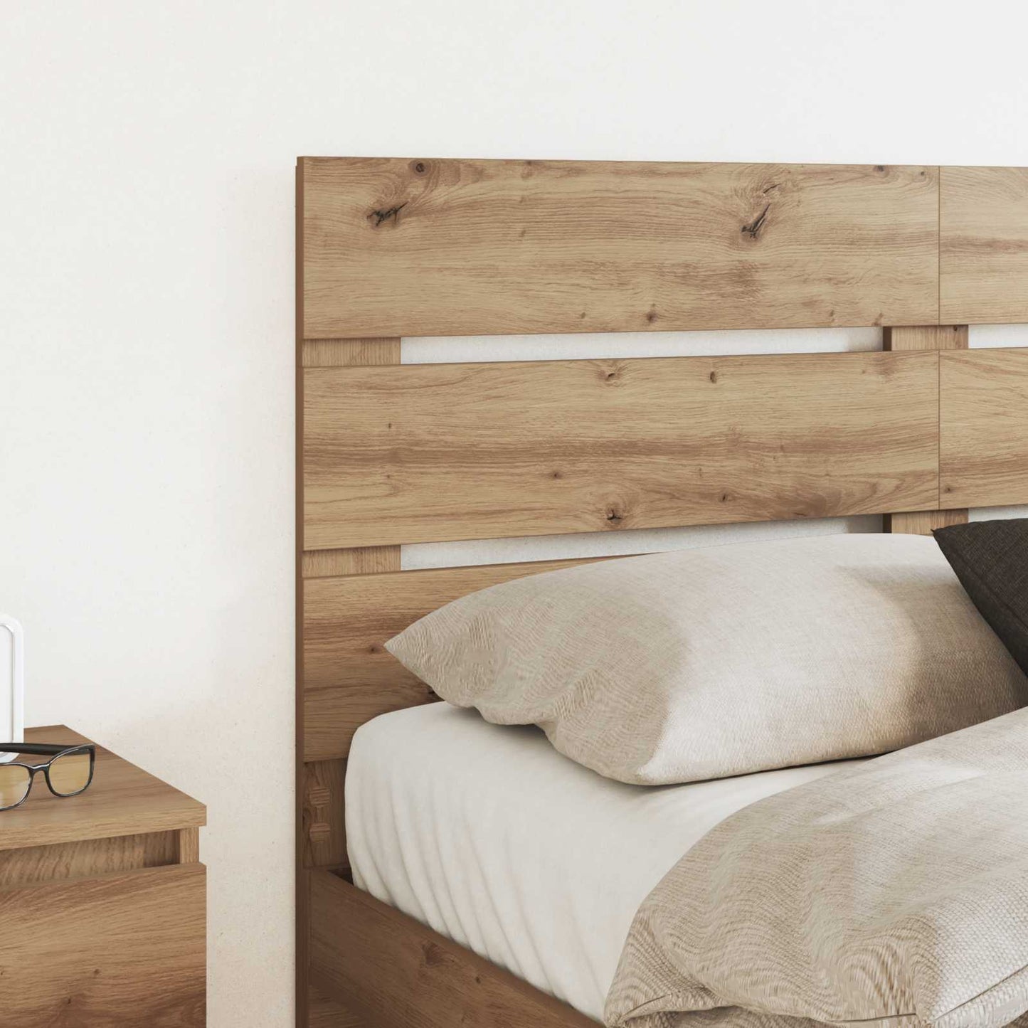 Čelo Postele Artisanový Dub Kompozitní Dřevo