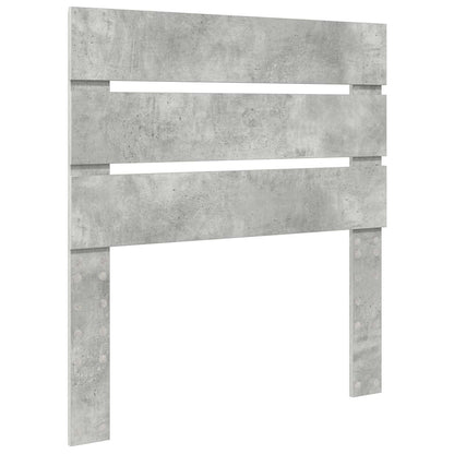 Čelo Postele Betonově Šedá Kompozitní Dřevo