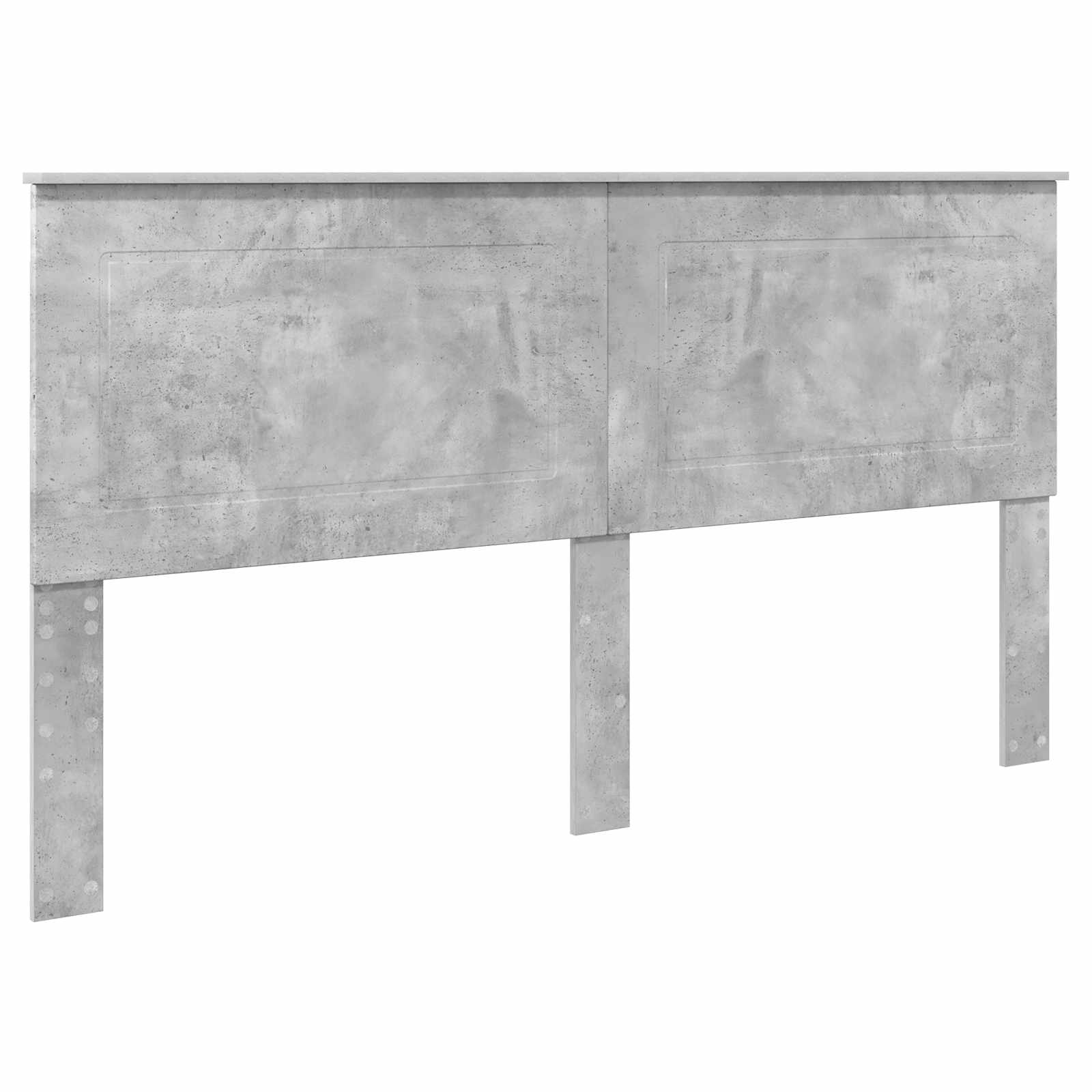 Čelo Postele Betonově Šedá 100 Cm Dřevěný Materiál