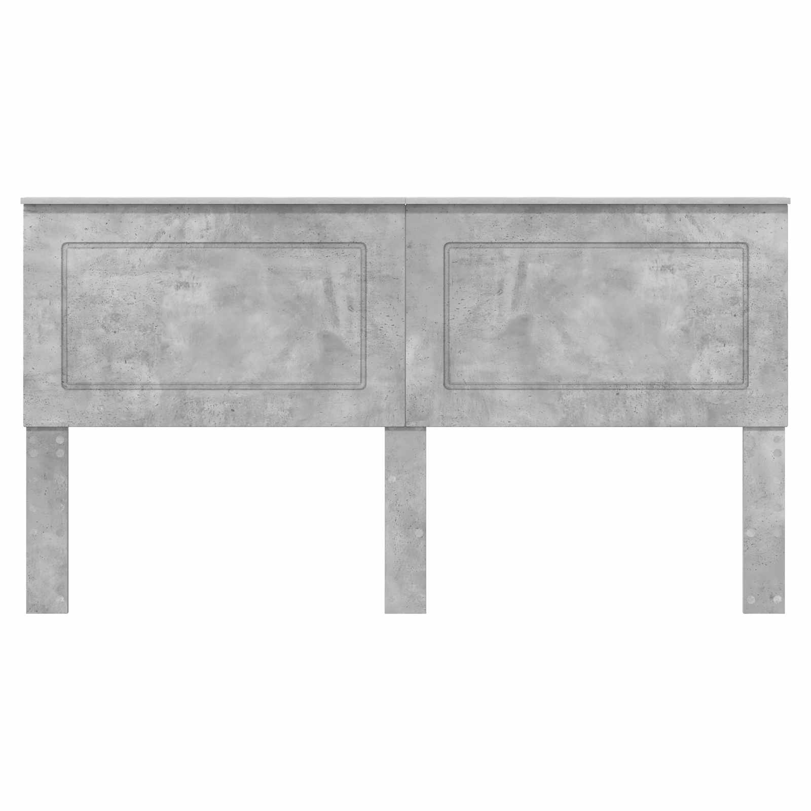 Čelo Postele Betonově Šedá 100 Cm Dřevěný Materiál