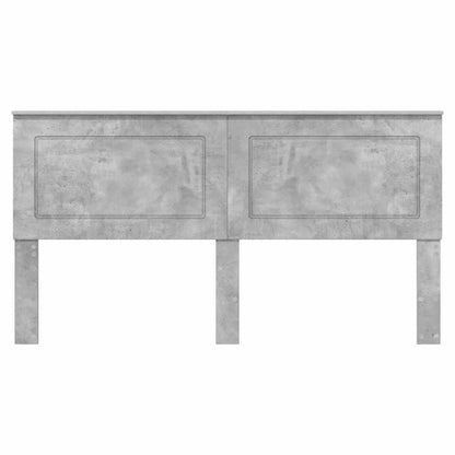 Čelo Postele Betonově Šedá 100 Cm Dřevěný Materiál