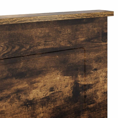 Čelo Postele Uzený Dub 100 Cm Dřevěný Materiál