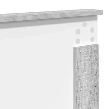 Čelo Postele Šedá Sonoma 100 Cm Dřevěný Materiál