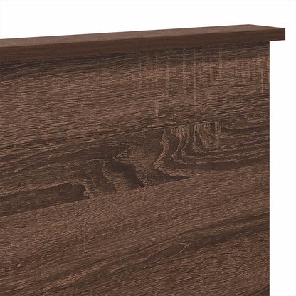 Čelo Postele Hnědý Dub 100 Cm Dřevěný Materiál