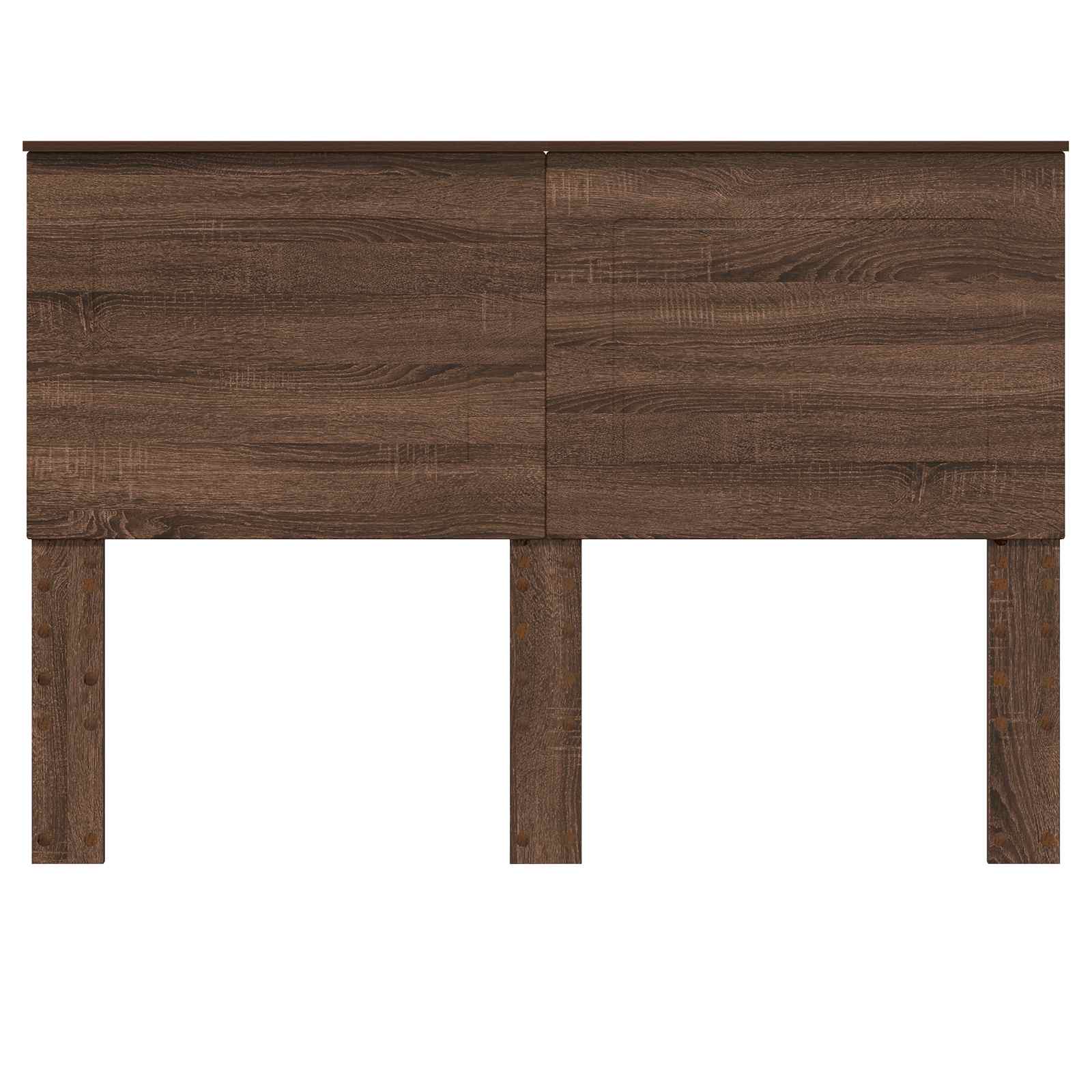 Čelo Postele Hnědý Dub 100 Cm Dřevěný Materiál
