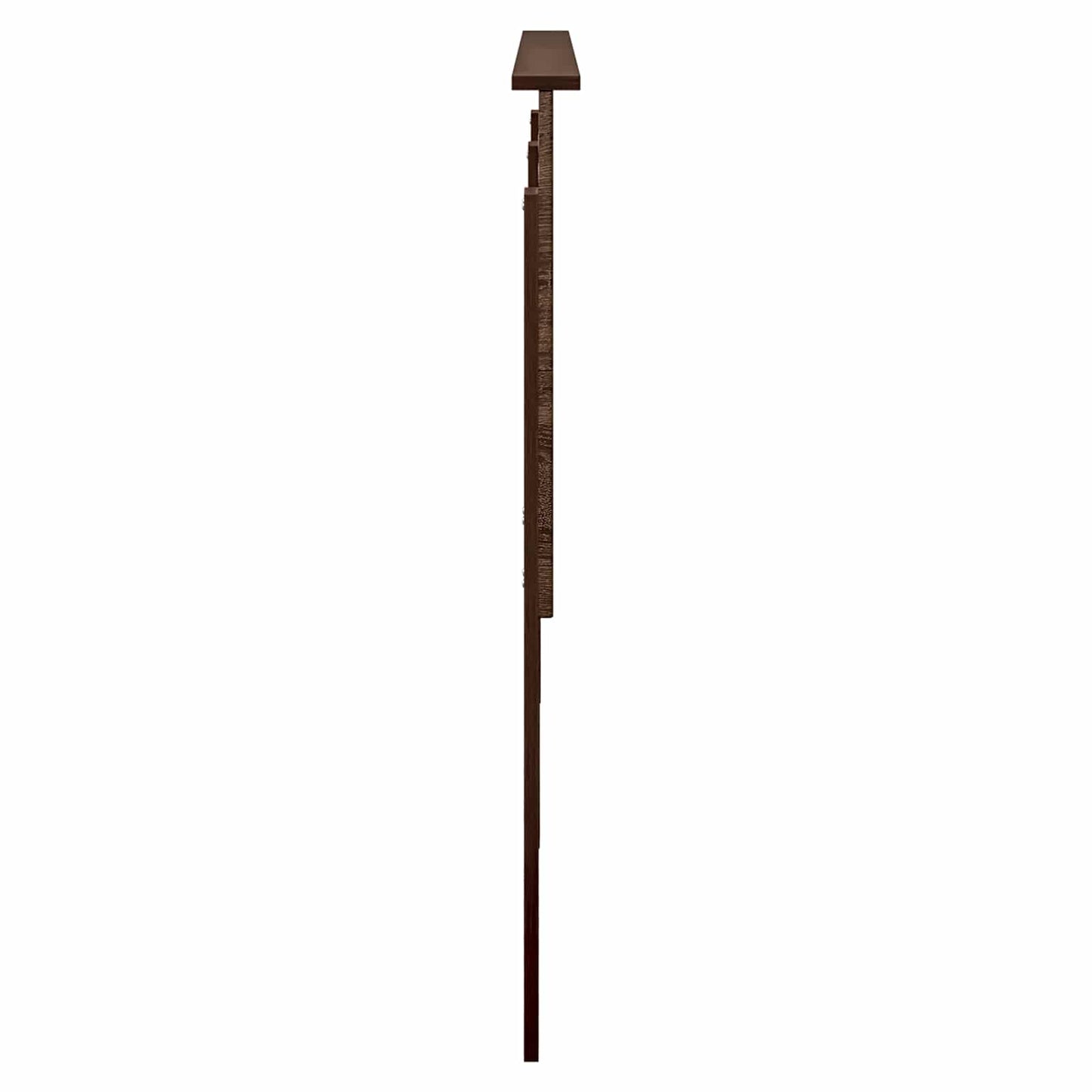 Čelo Postele Hnědý Dub 100 Cm Dřevěný Materiál