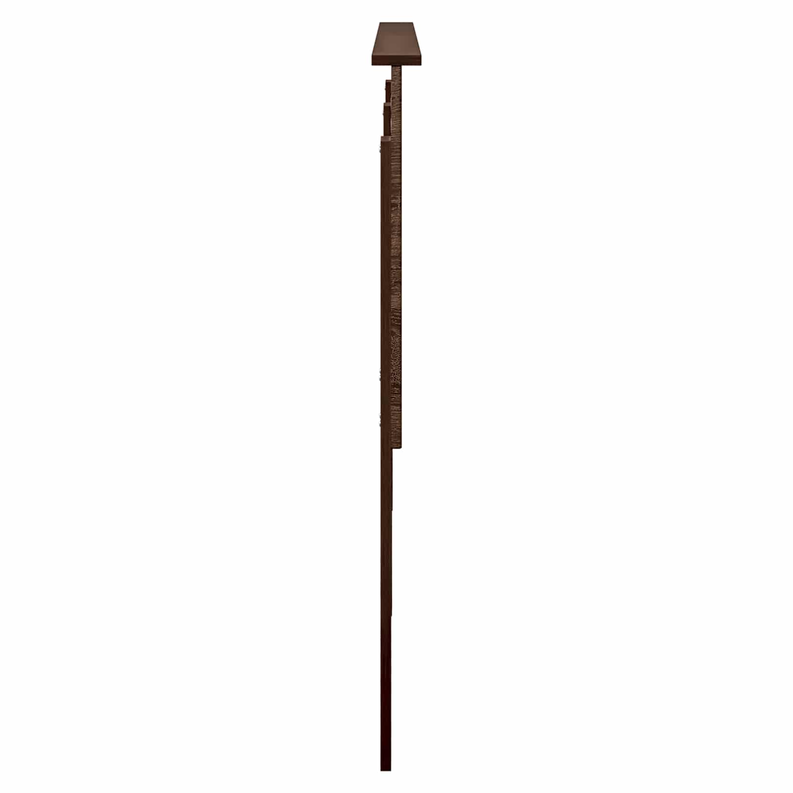 Čelo Postele Hnědý Dub 100 Cm Dřevěný Materiál