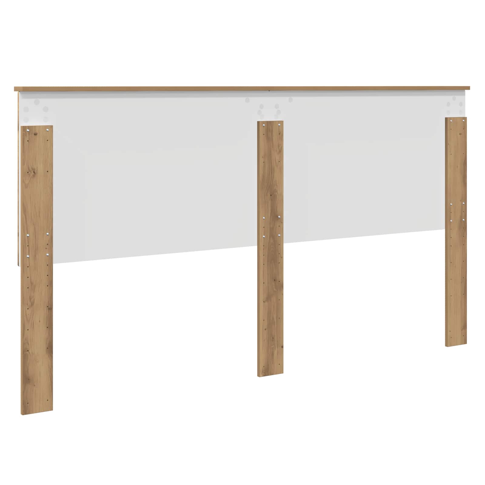 Čelo Postele Řemeslný Dub Dřevěný Materiál
