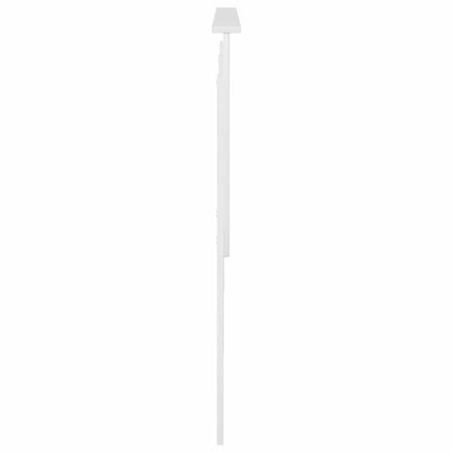 Čelo Postele Lesklá Bílá 100 Cm Dřevěný Materiál