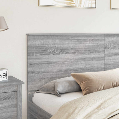 Čelo Postele Šedá Sonoma 100 Cm Dřevěný Materiál