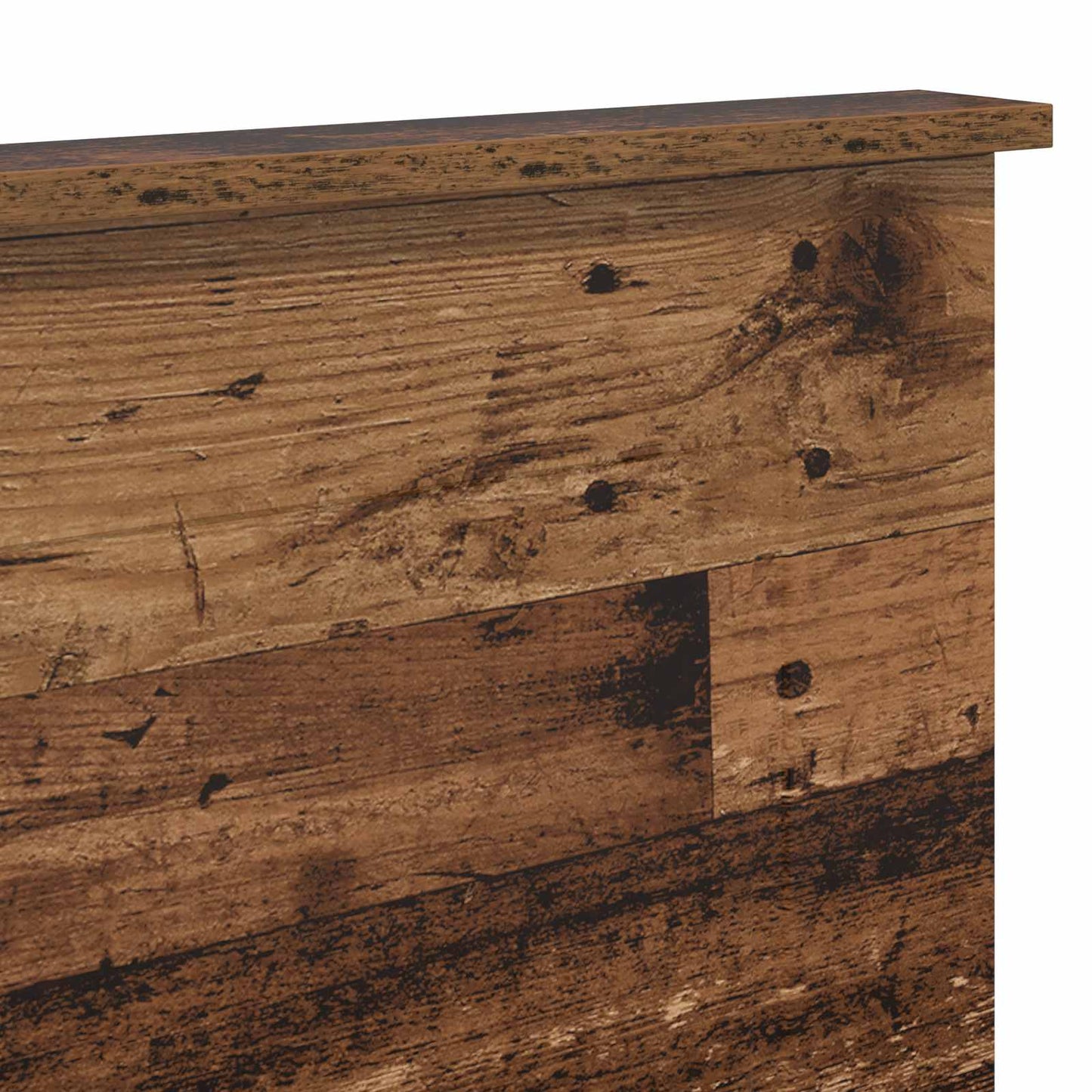 Čelo Postele Staré Dřevo 100 Cm Dřevěný Materiál
