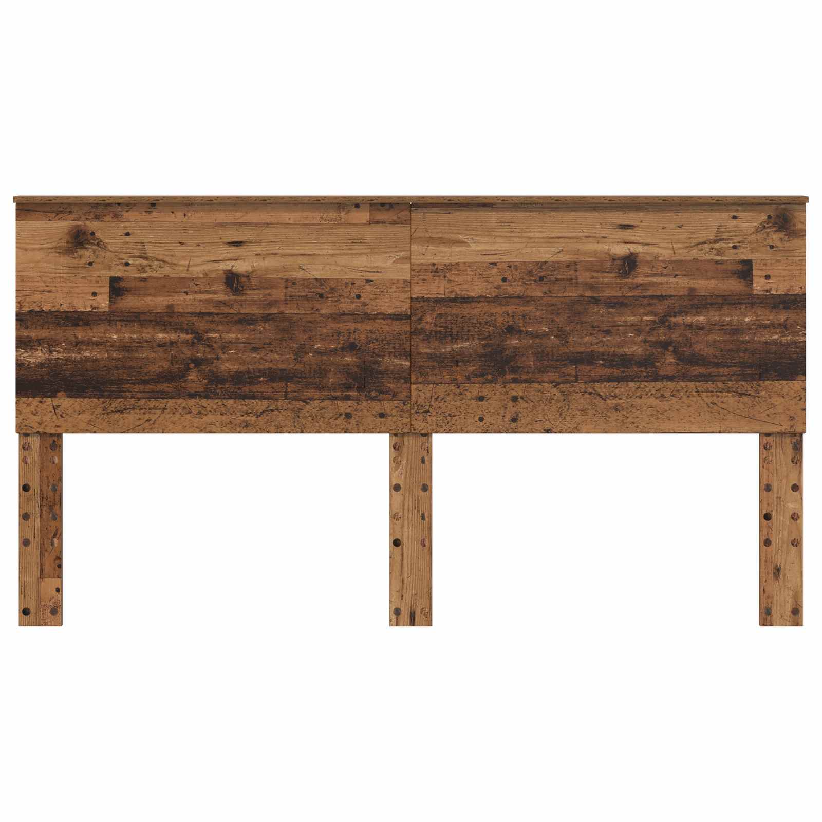 Čelo Postele Staré Dřevo 100 Cm Dřevěný Materiál