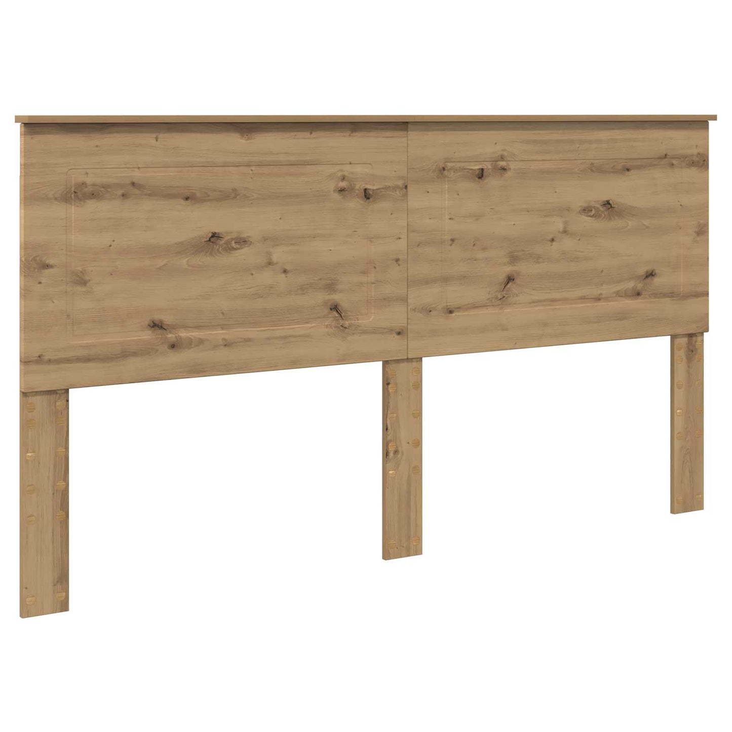 Čelo Postele Řemeslný Dub Dřevěný Materiál
