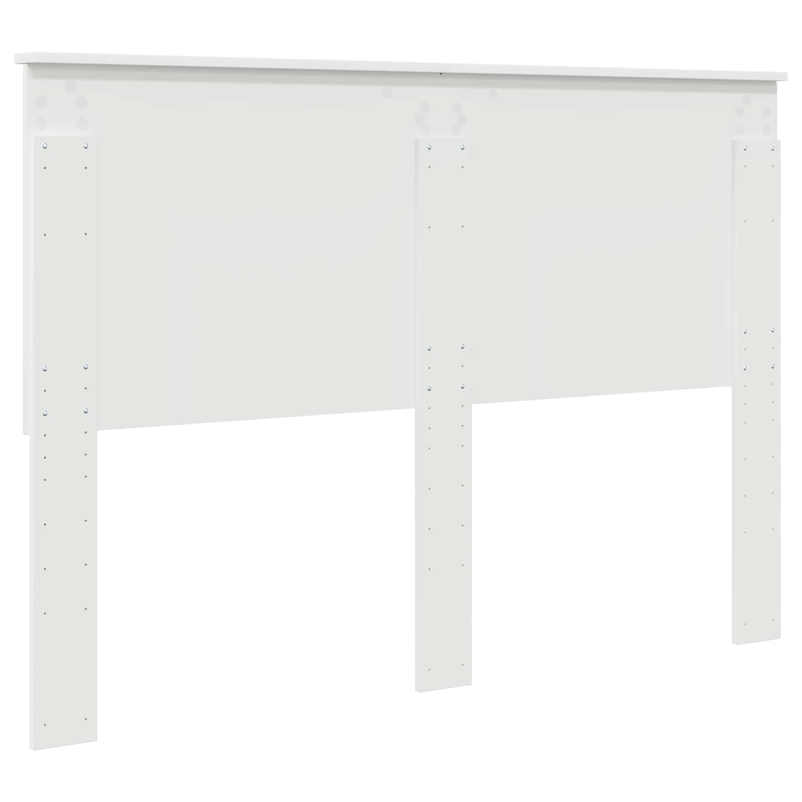 Čelo Postele Bílý 100 Cm Dřevěný Materiál