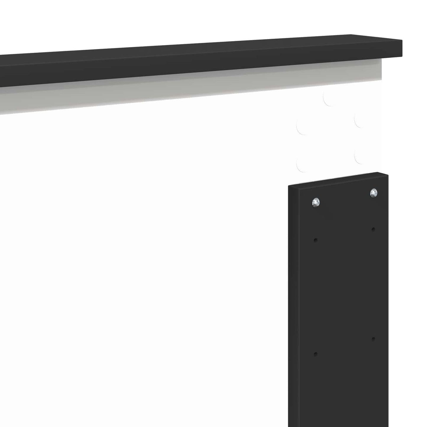 Čelo Postele Černý Dub 100 Cm Dřevěný Materiál
