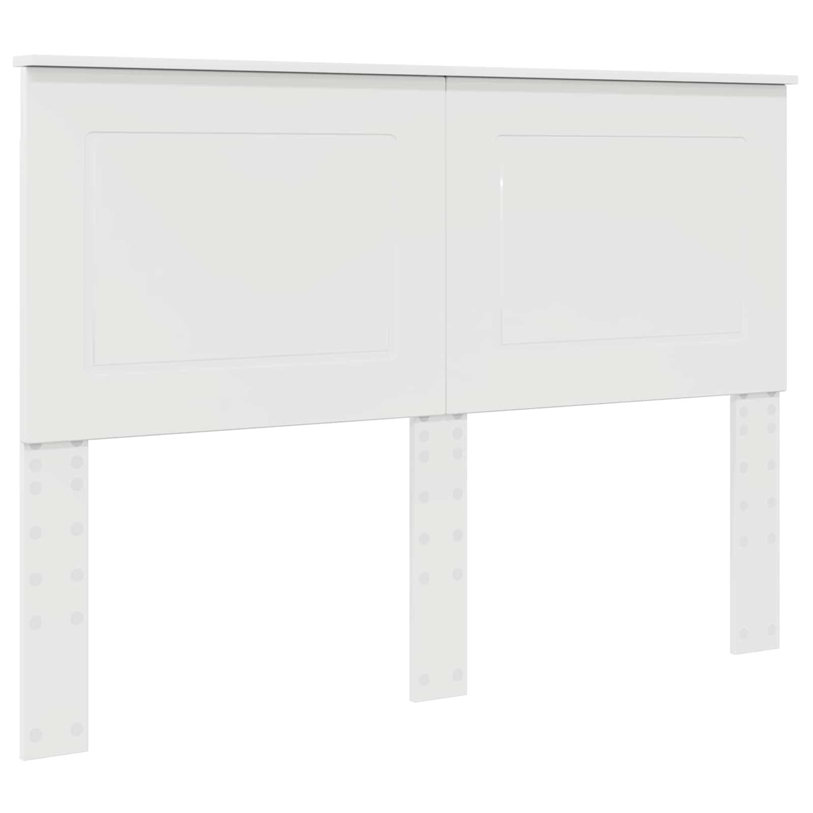 Čelo Postele Lesklá Bílá 100 Cm Dřevěný Materiál