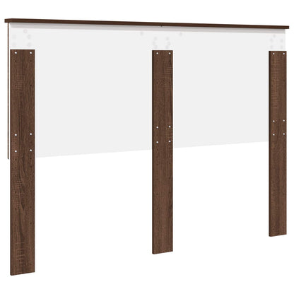 Čelo Postele Hnědý Dub 100 Cm Dřevěný Materiál