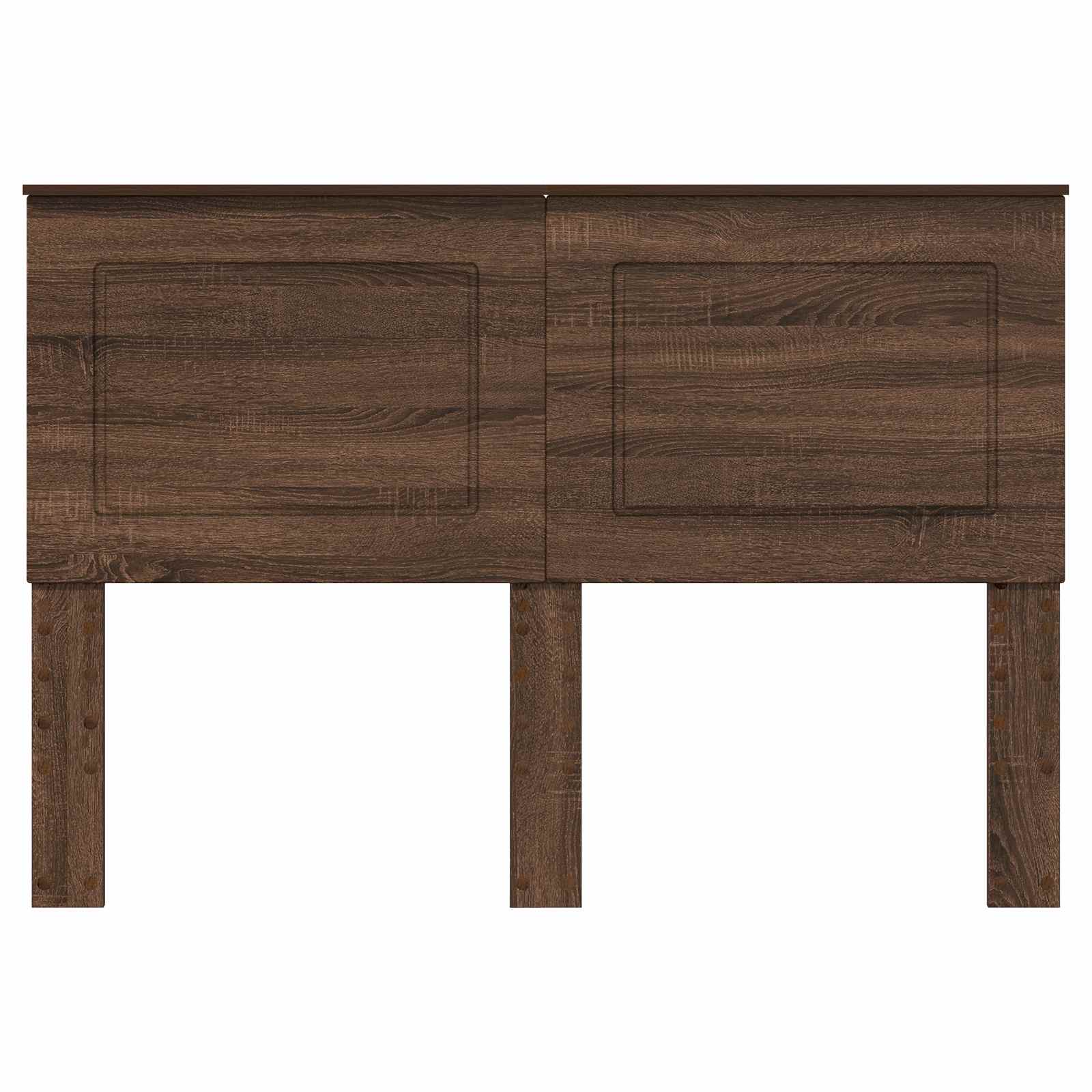 Čelo Postele Hnědý Dub 100 Cm Dřevěný Materiál