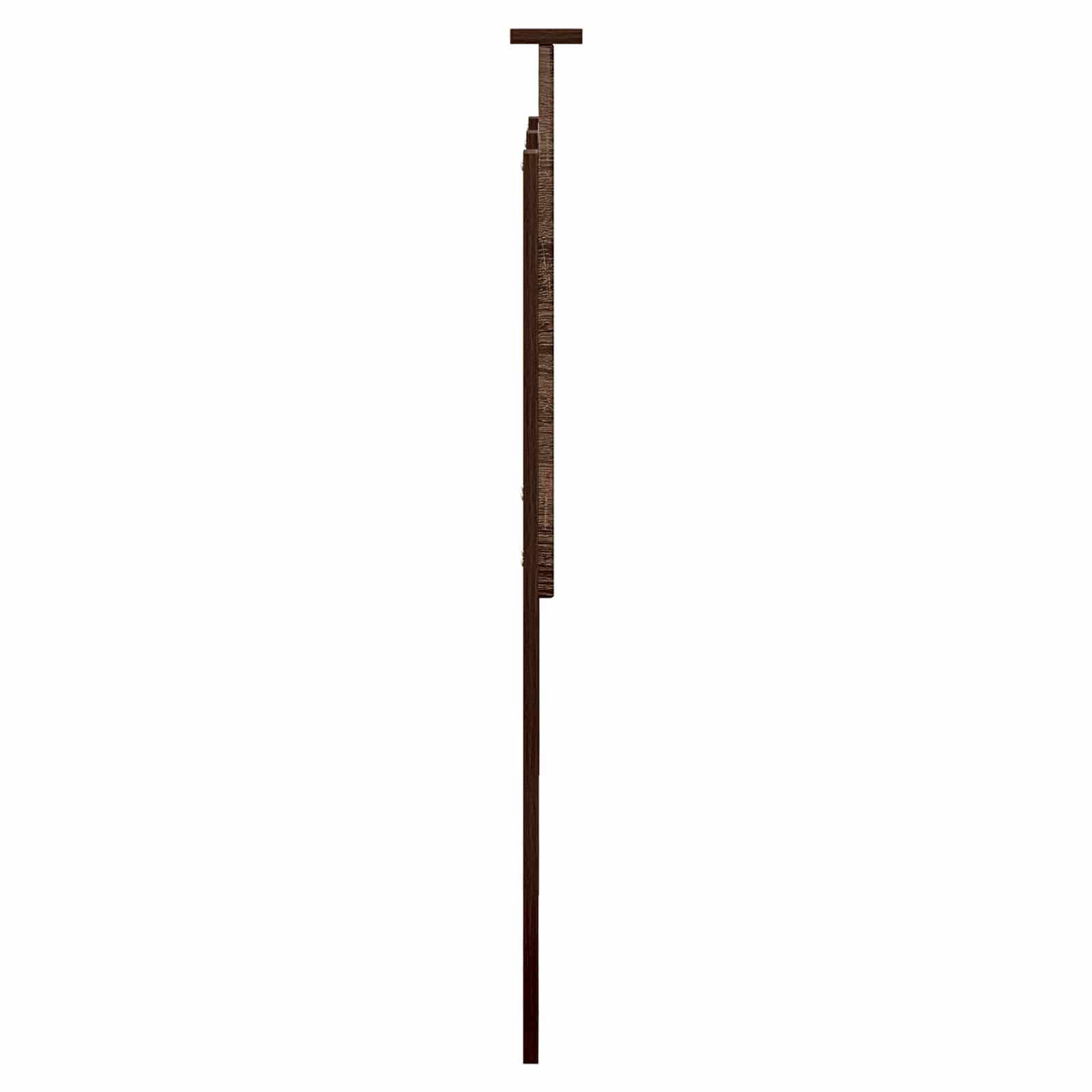 Čelo Postele Hnědý Dub 100 Cm Dřevěný Materiál