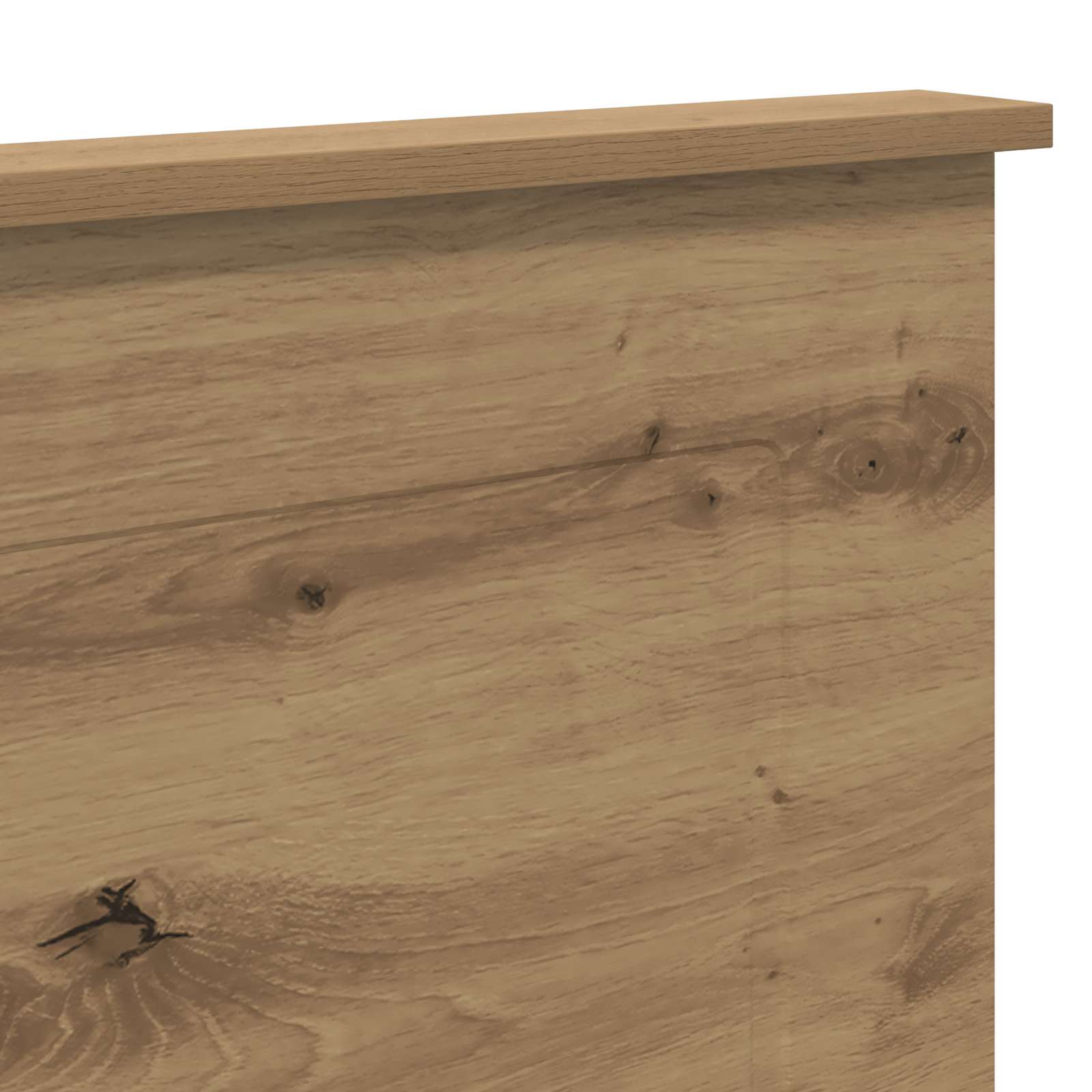 Čelo Postele Řemeslný Dub Dřevěný Materiál