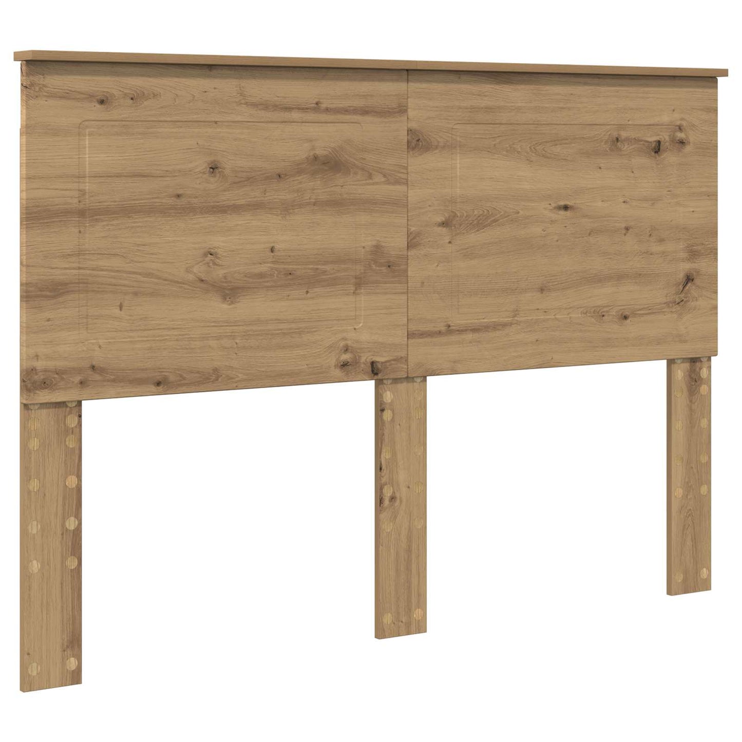 Čelo Postele Řemeslný Dub Dřevěný Materiál