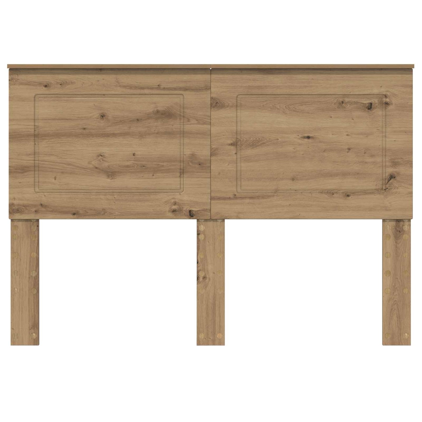 Čelo Postele Řemeslný Dub Dřevěný Materiál