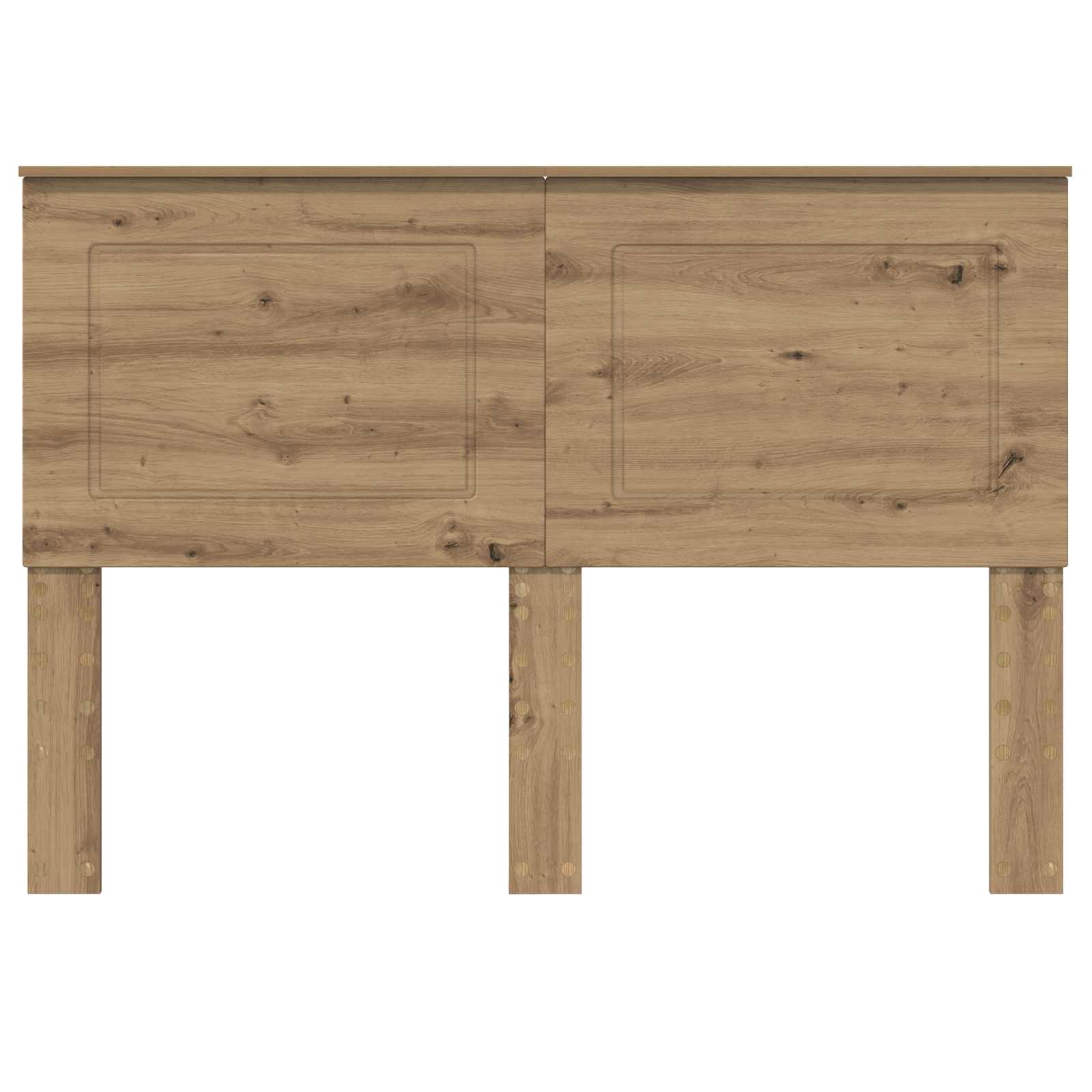Čelo Postele Řemeslný Dub Dřevěný Materiál