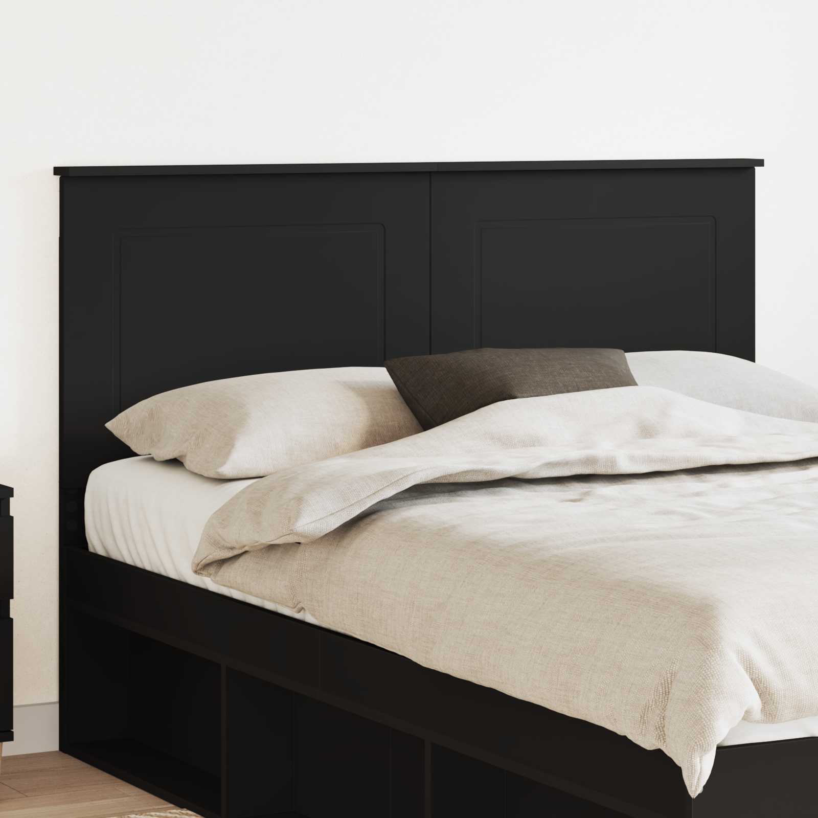 Čelo Postele Černý Dub 100 Cm Dřevěný Materiál