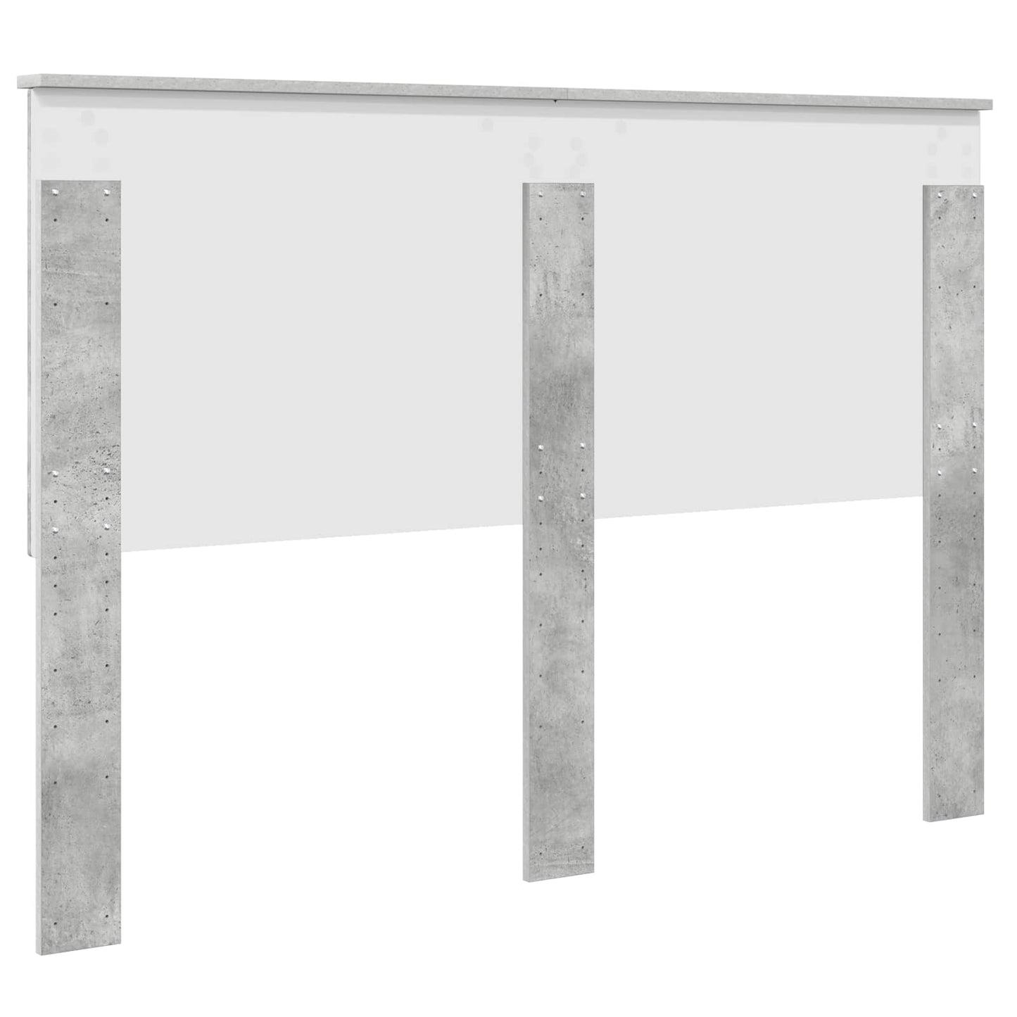 Čelo Postele Betonově Šedá 100 Cm Dřevěný Materiál
