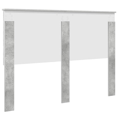 Čelo Postele Betonově Šedá 100 Cm Dřevěný Materiál